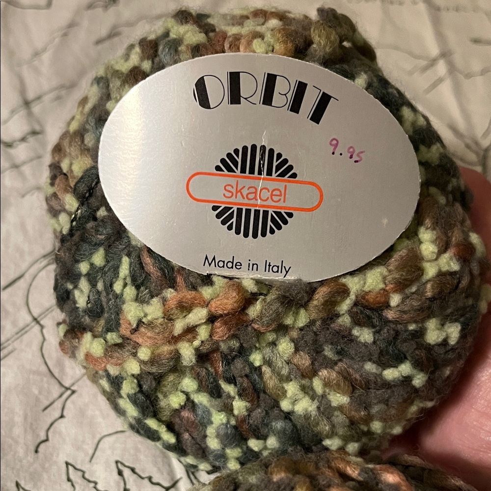 Bundle of 3 Skeins ORBIT Skacel Yarn Made in Italy
